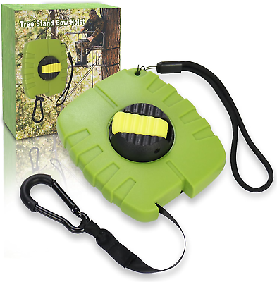 #ad Tree Stand Retractable Bow Hoist Bow Rope Bow Hunting Gear Quick and Easy Reel $29.41
