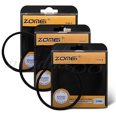 #ad ZOMEI 67mm Star Effect Starburst 468 Points Star Filter Set For Nikon Sony US $18.89