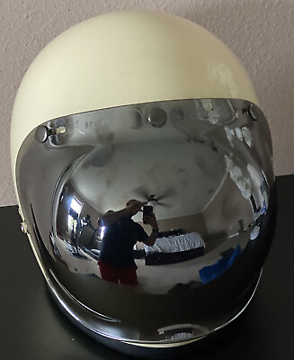 #ad Biltwell Gringo Helmet Off White Size Medium M 57 58 cm $200.00