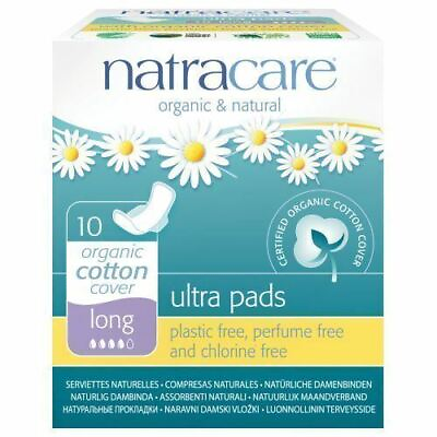 #ad Ultra Long Pads with Wings 10 CT By Natracare $11.68