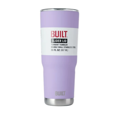 #ad Built Torrent Double Wall Stainless Steel Insulated Tumbler 30 fl oz Lavender $12.78