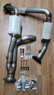 #ad High Flow Front Catalytic Converter Kit Direct Fit Chevy Silverado GMC Sierra $189.99