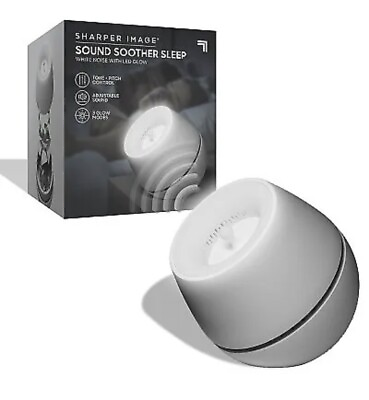 #ad Sharper Image Sound Soother Wind White Noise with LED $20.99