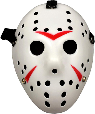 #ad Kids Halloween Mask Friday The 13th Hockey Mask Costume Jason Voorhees Horror $16.74
