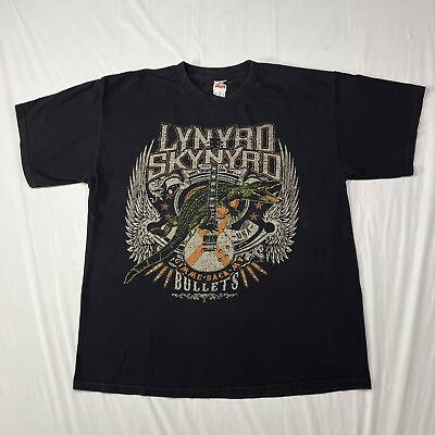 #ad Lynyrd Skynyrd Gimme Back My Bullets Tour XL Black Men’s T shirt $19.99