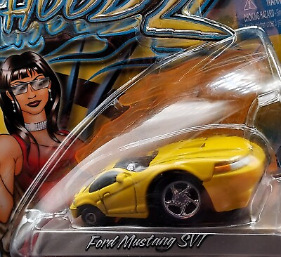 #ad Maisto Ford Mustang SVT Hoodz Detailed Collectible Diecast Car Yellow 2004 $8.99