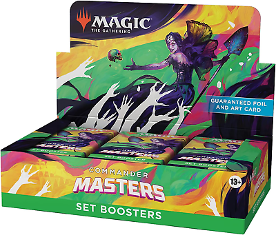#ad Magic The Gathering Commander Masters Set Booster Box 24 Packs 360 Magic Cards $587.28