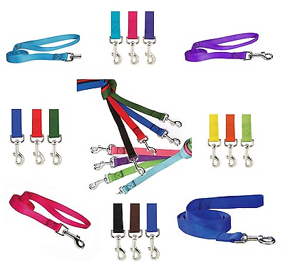 #ad #ad DOG LEAD LEASHES BULK LOT PACKS Litter Rescue Shelter Choose Size amp; Quantity $43.89