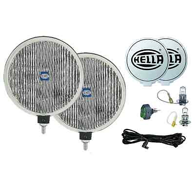 #ad HELLA 005750971 500 Series Fog Lights Kit Set of 2 H3 Halogen Bulbs 55 Watt $109.95