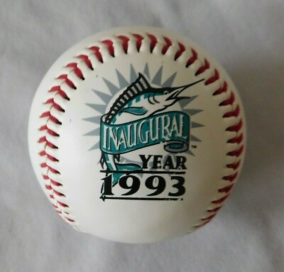 #ad 1993 Florida Marlins Inaugural Baseball $5.95