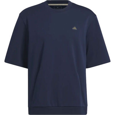 #ad Men#x27;s adidas Go To Crew Golf Sweatshirt Collegiate Navy MD $55.99