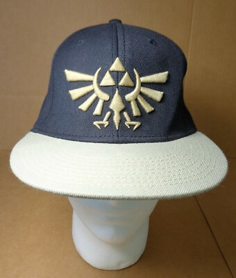 #ad Legend of Zelda: TWILIGHT PRINCESS Logo FITTED BASEBALL CAP HAT S M 2011 Black $22.00