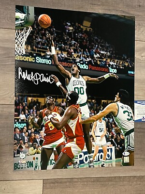 #ad Robert Parish Signed Boston Celtics 16x20 Photo BECKETT COA $37.40