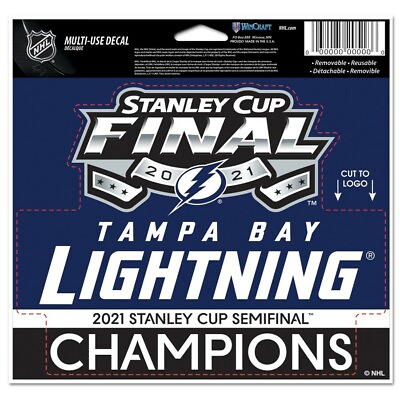 #ad Tampa Bay Lightning 2021 Stanley Cup Semifinal Champions 4#x27;#x27; x 6#x27; Decal  $3.25