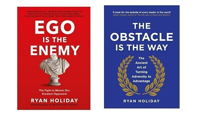 #ad The Obstacle is the Way Ego is the Enemy PAPERBACK Free Shipping $14.45