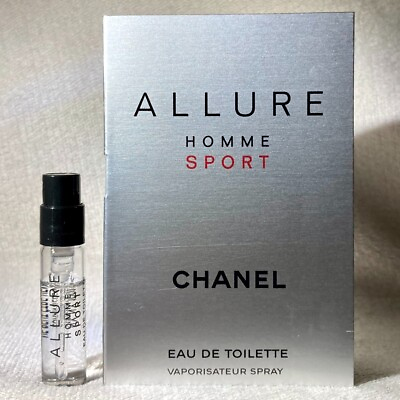 #ad Chanel Allure Homme Sport Eau de Toilette EDT Sample Spray .05oz 1.5ml in Card $10.70