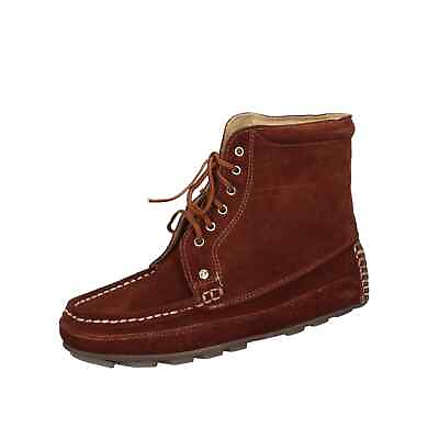 #ad shoes men HP HOUSE POWER ankle boots brown suede EY225 $91.99