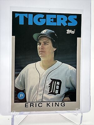 #ad 1986 Topps Traded Eric King Baseball Card #53T NM MT FREE SHIPPING $1.25