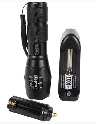 #ad LED Everyday Carry ZOOMABLE Flashlight 1200 LUMEN TACTICAL SELF DEFENSE SOS SIGN $42.05