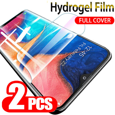#ad 2X Hydrogel Film Screen Protector For Samsung Galaxy A72 A32 S21 A52 A42 A41 S9 C $4.65