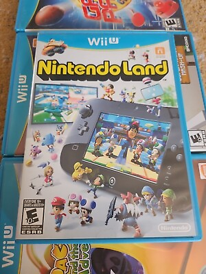 #ad Nintendo Land Nintendo Wii U 2012 Tested Works Nice Disc Cond Clean Trl8#100 $10.48