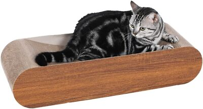 #ad Fluffydream Cat Scratcher Lounge Bed for Pet Rest amp; Play Scratching Cardboard $45.99