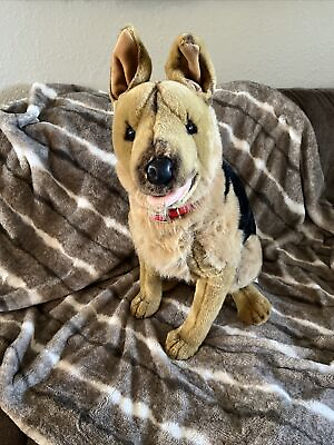 #ad Large Dog Plush Toy Life Size German Shepherd Dog Realistic Rare $224.10