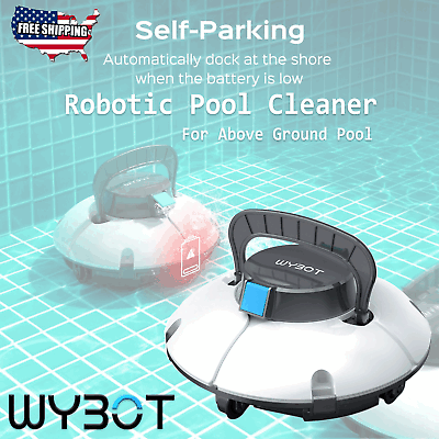#ad Wybot Smart Cordless Automatic Pool Cleaner Rechargeable Robotic Pool Cleaner $129.99