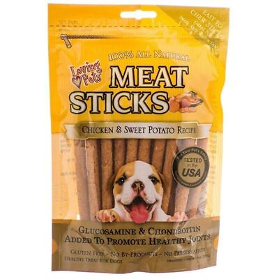 #ad LM Loving Pets Meat Sticks Dog Treats Chicken amp; Sweet Potato 8 oz $12.62