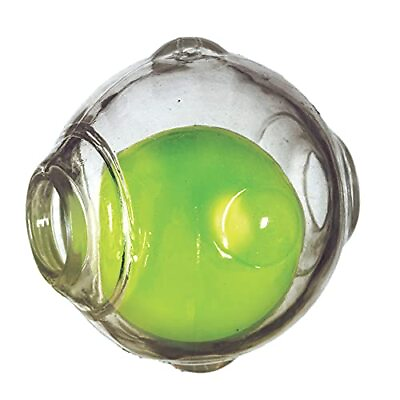 #ad Dog Amazing Squeaker Ball Toy for Pets Clear 3.5 Inch All Breed Sizes $17.01