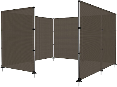 Outdoor Fence Privacy Screen with Poles for Inground Pools Safety Dog Fencing fo $156.97