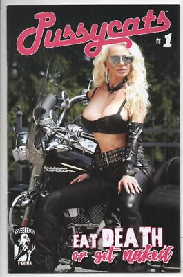 #ad PUSSYCATS #1 Eat Death NM Good Girl Femme Fatales 2019 Photo cover Motorcycle $12.99