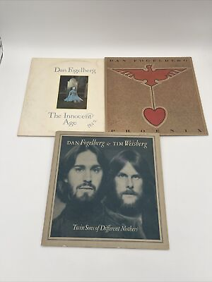 #ad Dan Fogelberg Lot 3 Vinyl Innocent Age Phoenix Twin Sons from Different Mother $14.87