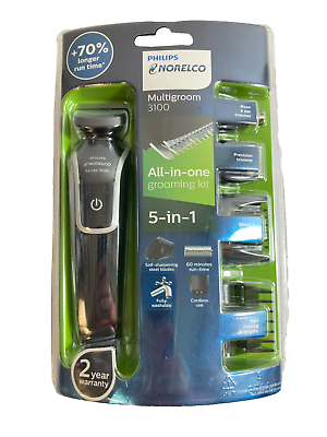 #ad Philips Norelco MultiGroom 3100 Cordless Men#x27;s Grooming Kit New Sealed $94.99