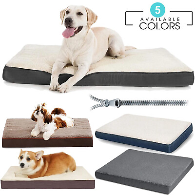 Orthopedic Dog Bed Memory Foam Pet Sofa Cushion Removable Washable Cover $31.90