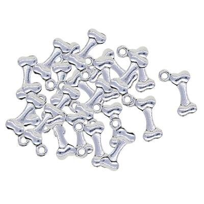 #ad #ad 50pcs Pet Charm Alloy Doggy Puppy Pendant for DIY Necklace $6.82