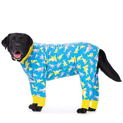 #ad Dog Pajamas Jumpsuit for 30 Chest 29.92 in Backlength 19.69 in yellow shark $39.63
