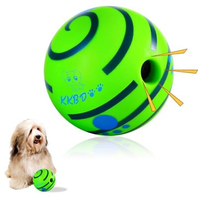 #ad Wobble Giggle Ball for Dogs Interactive Dog Toys for 3.94 inch Green Ball $18.97