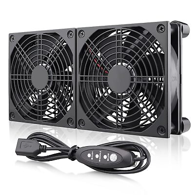 #ad Wathai High Airflow Router Cooling Fan for Computer Cooler TV Box Wireless... $34.46