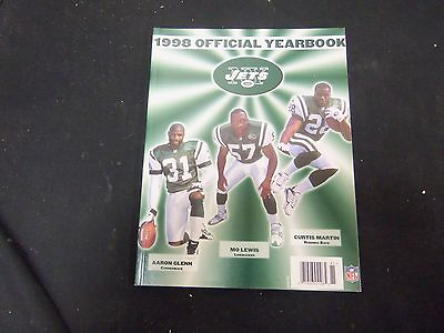 #ad 1998 NEW YORK JETS OFFICIAL YEARBOOK LOT OF 15 O 2905 $150.00