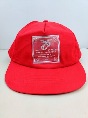 #ad Vintage United States Military Washington DC USA Trucker Hat Snapback Cap $11.00
