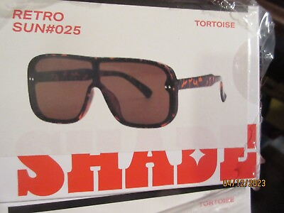 #ad #ad Brand New in Box MAD SHADE Designer Sunglasses Classic Retro SUN S 25 Tortoise $7.55
