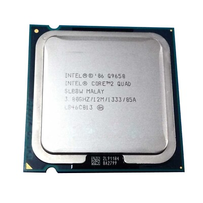 #ad Intel Core 2 Quad Q9650 3 GHz 12MB 1333MHz Quad Core LGA775 Socket T Processor $28.99