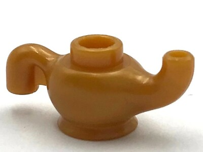 #ad Lego New Pearl Gold Minifigure Utensil Genie Lamp Teapot Part $1.99