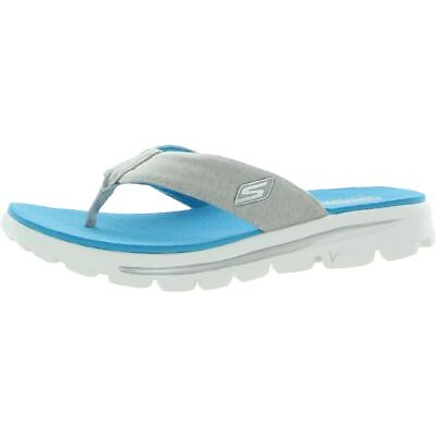 #ad Skechers Womens Performance White Flip Flops Shoes 8 Medium BM BHFO 5013 $42.00