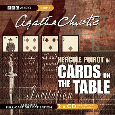 #ad Cards On The Table BBC Audio Crime Audio CD By Christie Agatha VERY GOOD $11.45