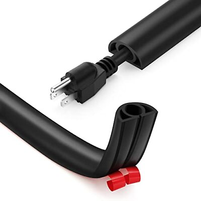 #ad 7ft Cord Cover Floor for Extension Cords Floor Cable Cover Wire Cover to Prot... $26.82