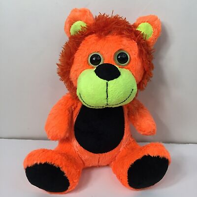 #ad Kelly Toy Lion Stuffed Animal Plush Orange Halloween Seasonal Decor. READ $9.96