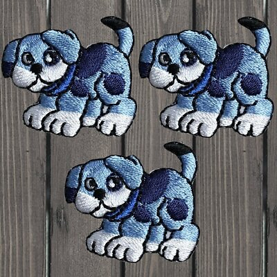 #ad Mini Puppy Dog Embroidered Patch — 3 Pack — Iron On $4.75