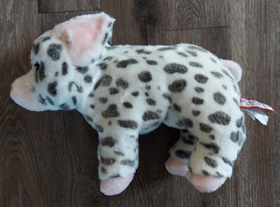#ad Douglas White Pig spotted Plush Stuffed Animal Toy 10quot; $13.60